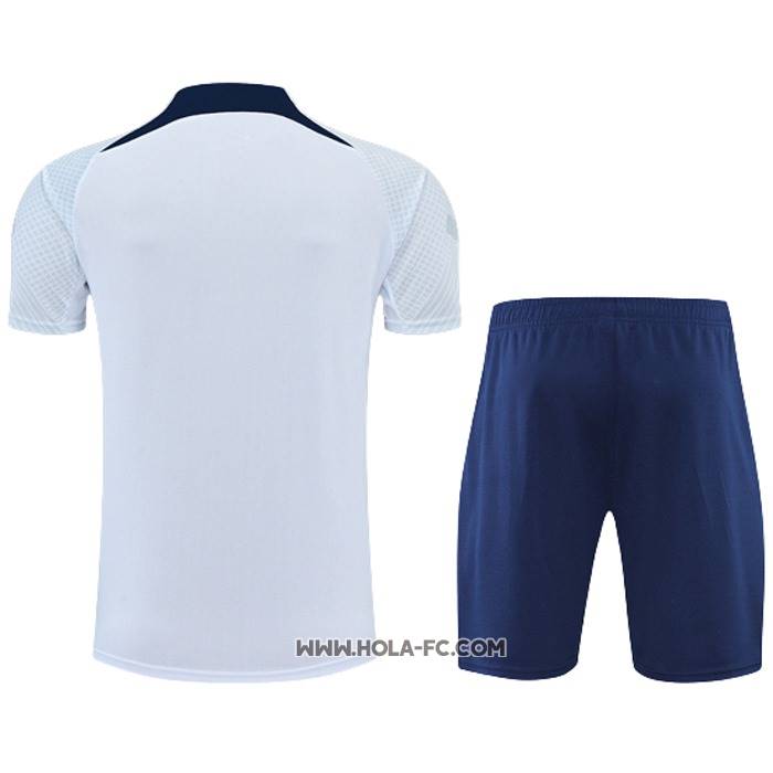 Chandal del Paris Saint-Germain 2022-2023 Manga Corta Blanco - Pantalon Corto